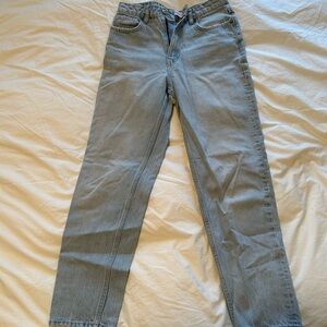 Zara Light Blue Straight Leg Jeans